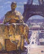 Louis Welden Hawkins THe Eiffel Tower,Seen from the Trocadero (mk06) oil painting picture wholesale